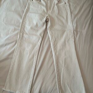 Zara Cream Jeans- size 4